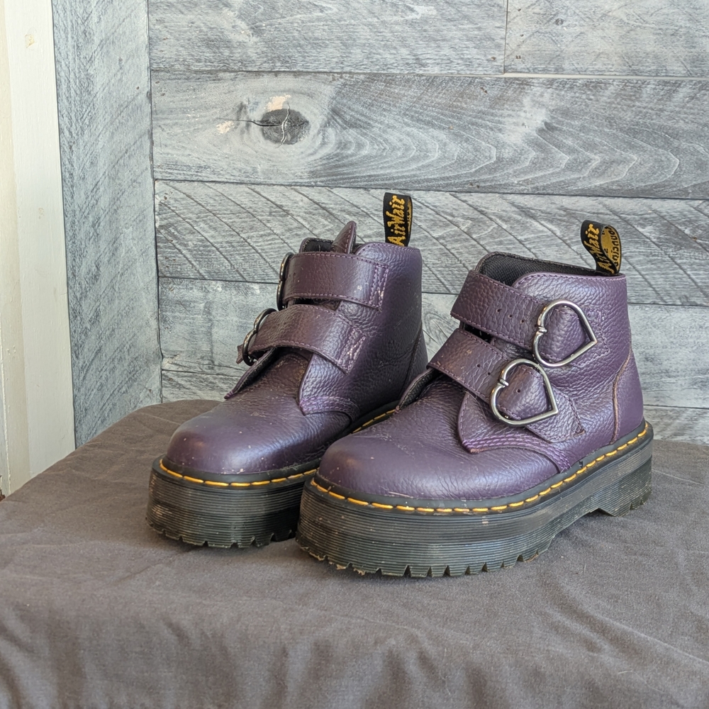Doc Martens Heart Buckle Boot - Picture 2 of 9